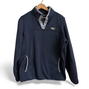 L.L. Bean Snap Pullover Knit 292726 Large